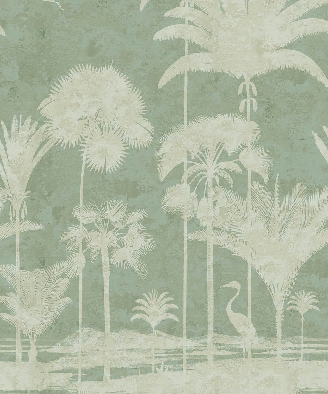 Shadow Palms Mural, Mint