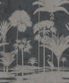 Shadow Palms Mural, Navy