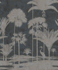 Shadow Palms Mural, Navy