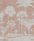 Shadow Palms Mural, Pink