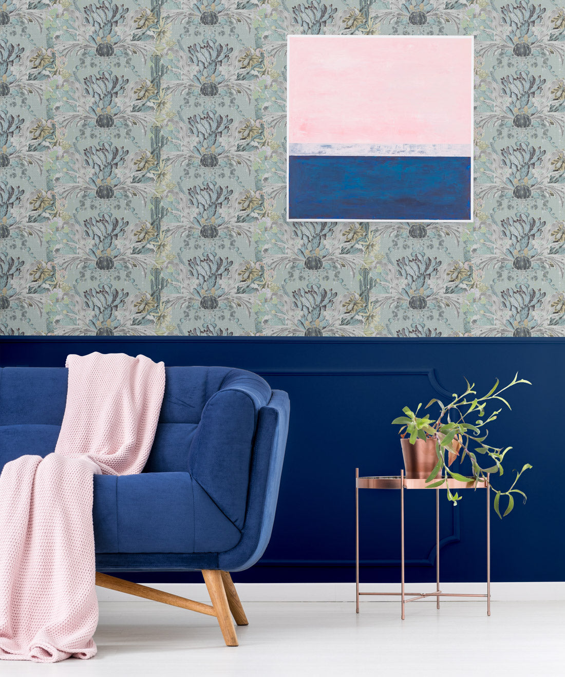 Cactus Wallpaper (Simcox), Gris