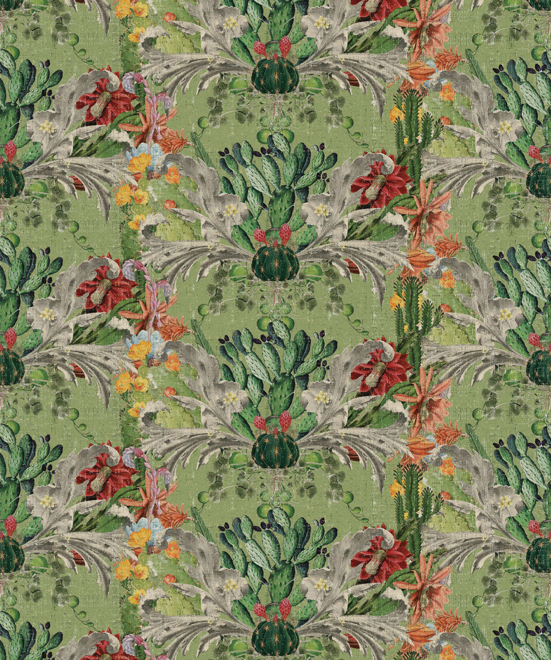 Cactus Wallpaper (Simcox), Verde