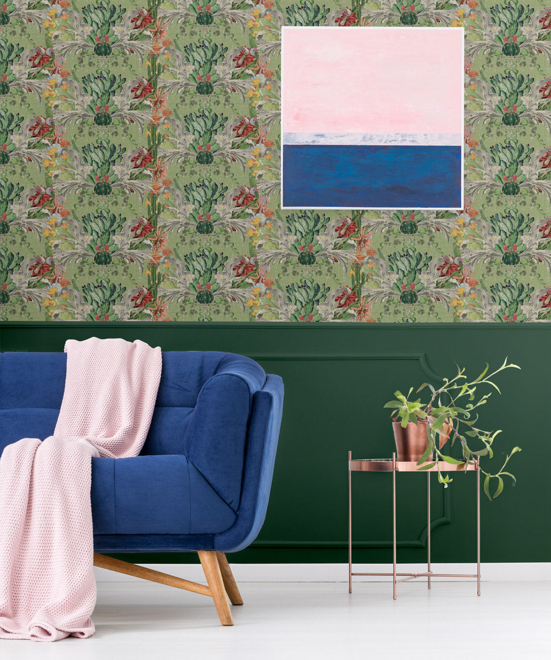 Cactus Wallpaper (Simcox), Verde