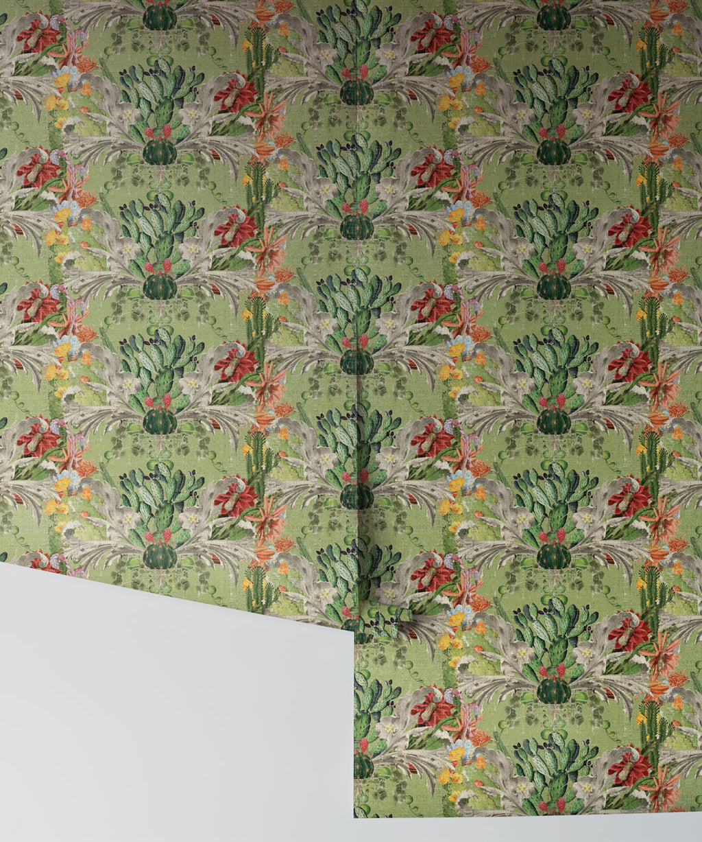 Cactus Wallpaper (Simcox), Verde