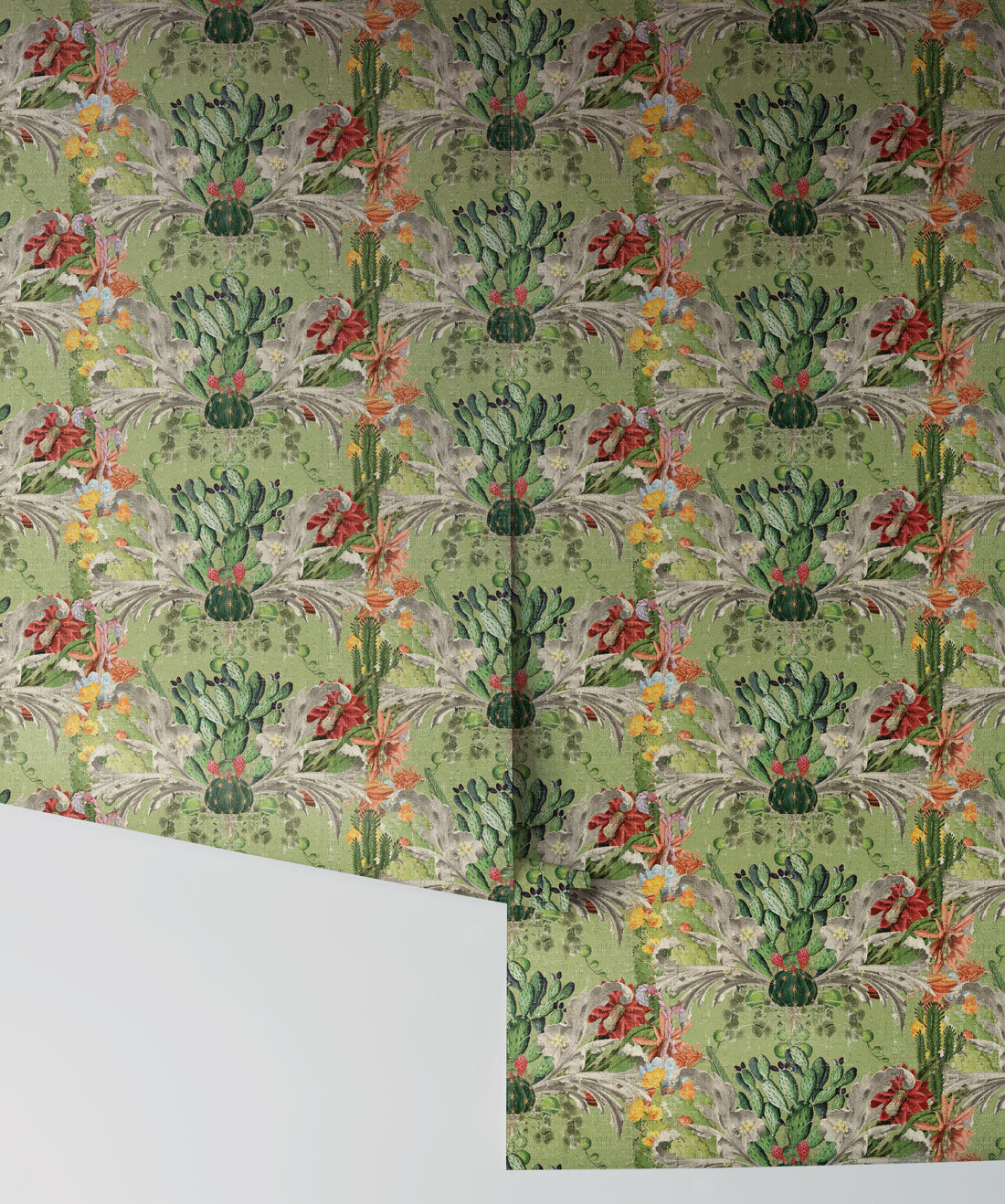 Cactus Wallpaper (Simcox), Verde
