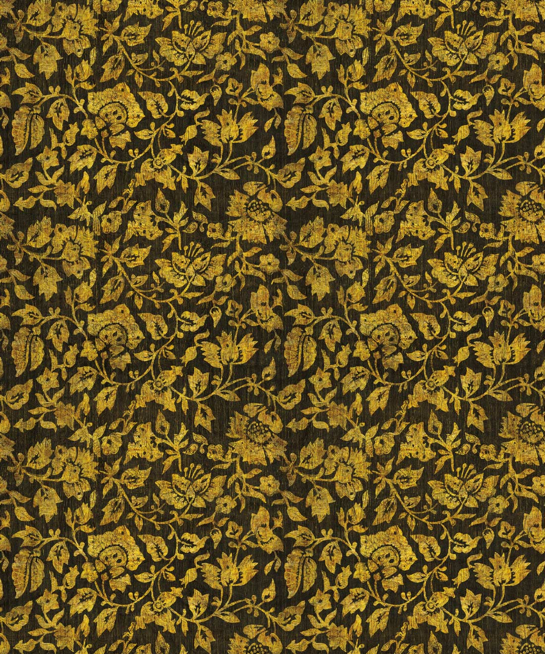 Damask Bloom Wallpaper, Charcoal
