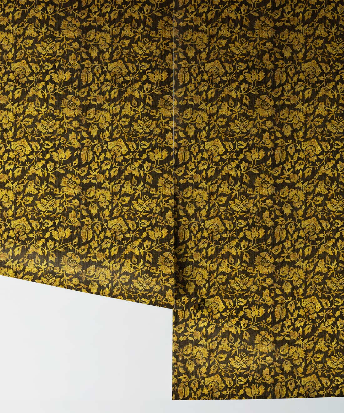 Damask Bloom Wallpaper, Charcoal