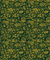 Damask Bloom Wallpaper, Green