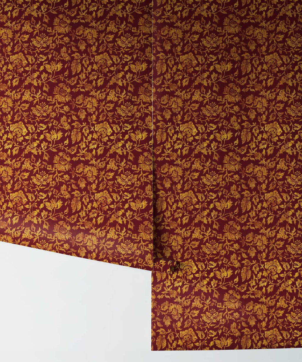 Damask Bloom Wallpaper, Velvet
