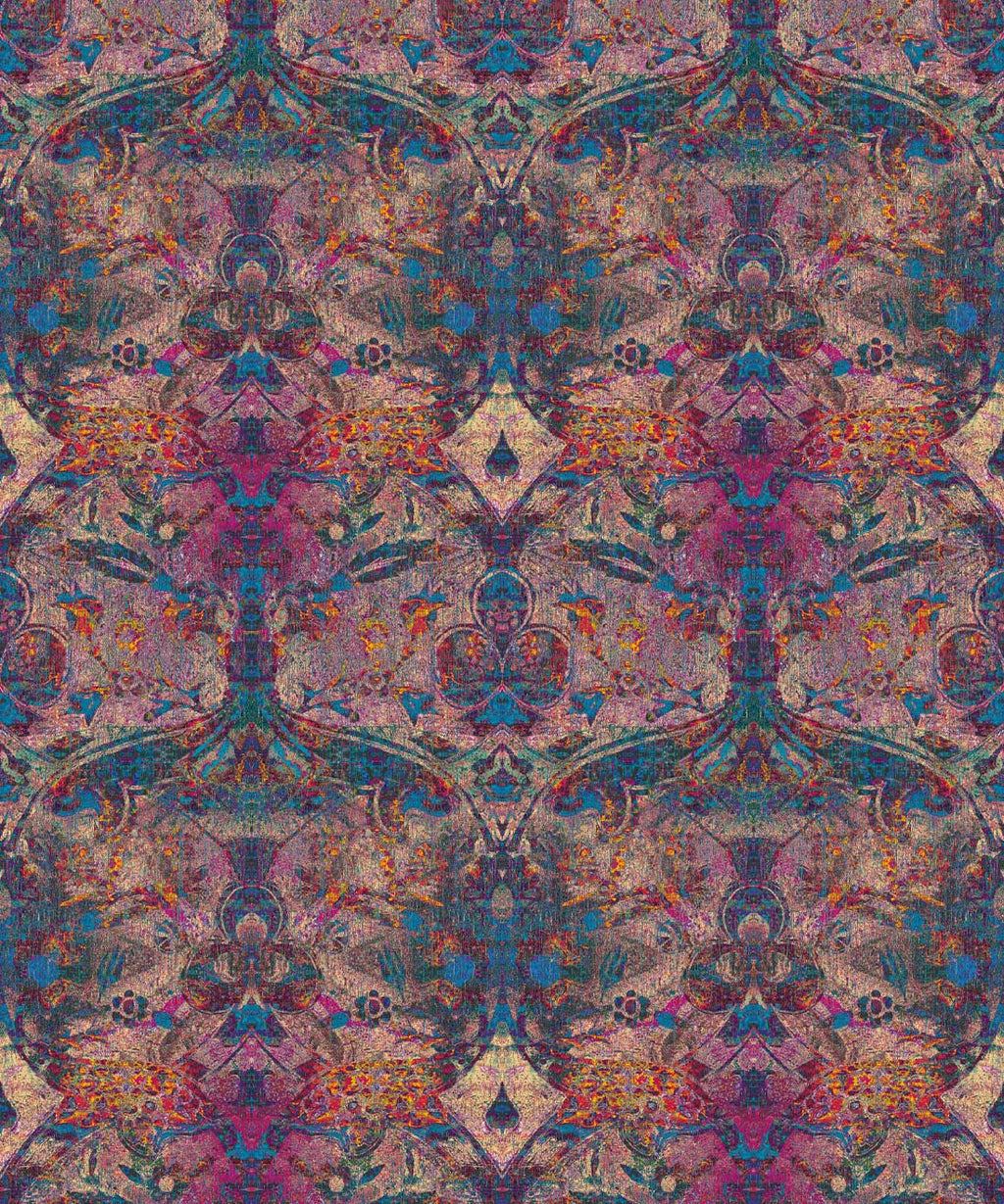 Damask Pomegranate Wallpaper, Jasper