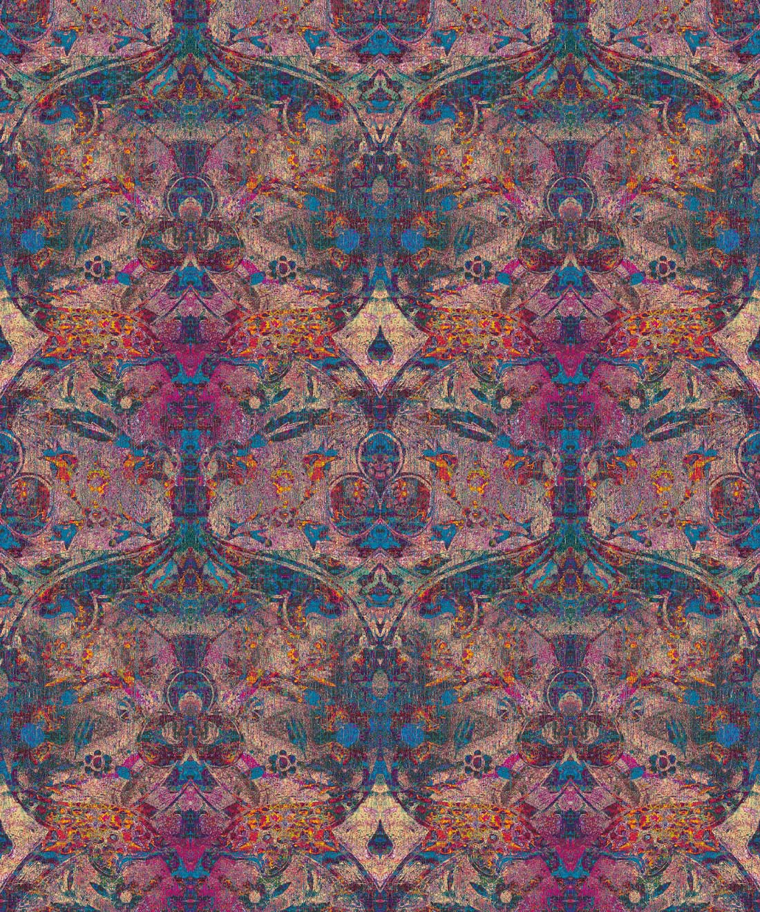 Damask Pomegranate Wallpaper, Jasper
