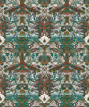 Damask Pomegranate Wallpaper, Pearl