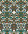 Damask Pomegranate Wallpaper, Pearl