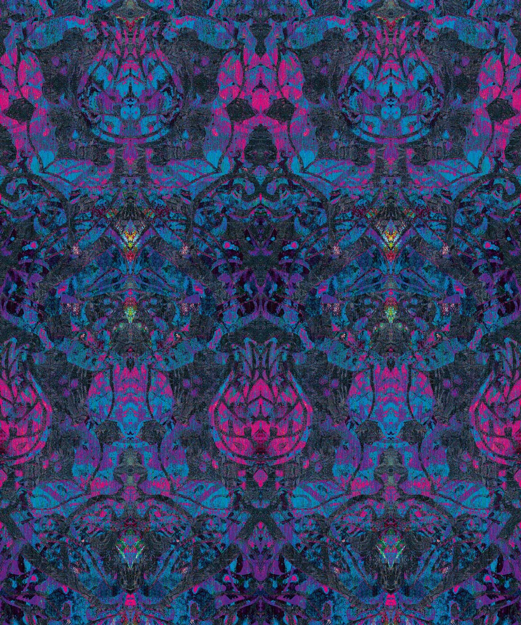 Damask Tulip Wallpaper, Agate