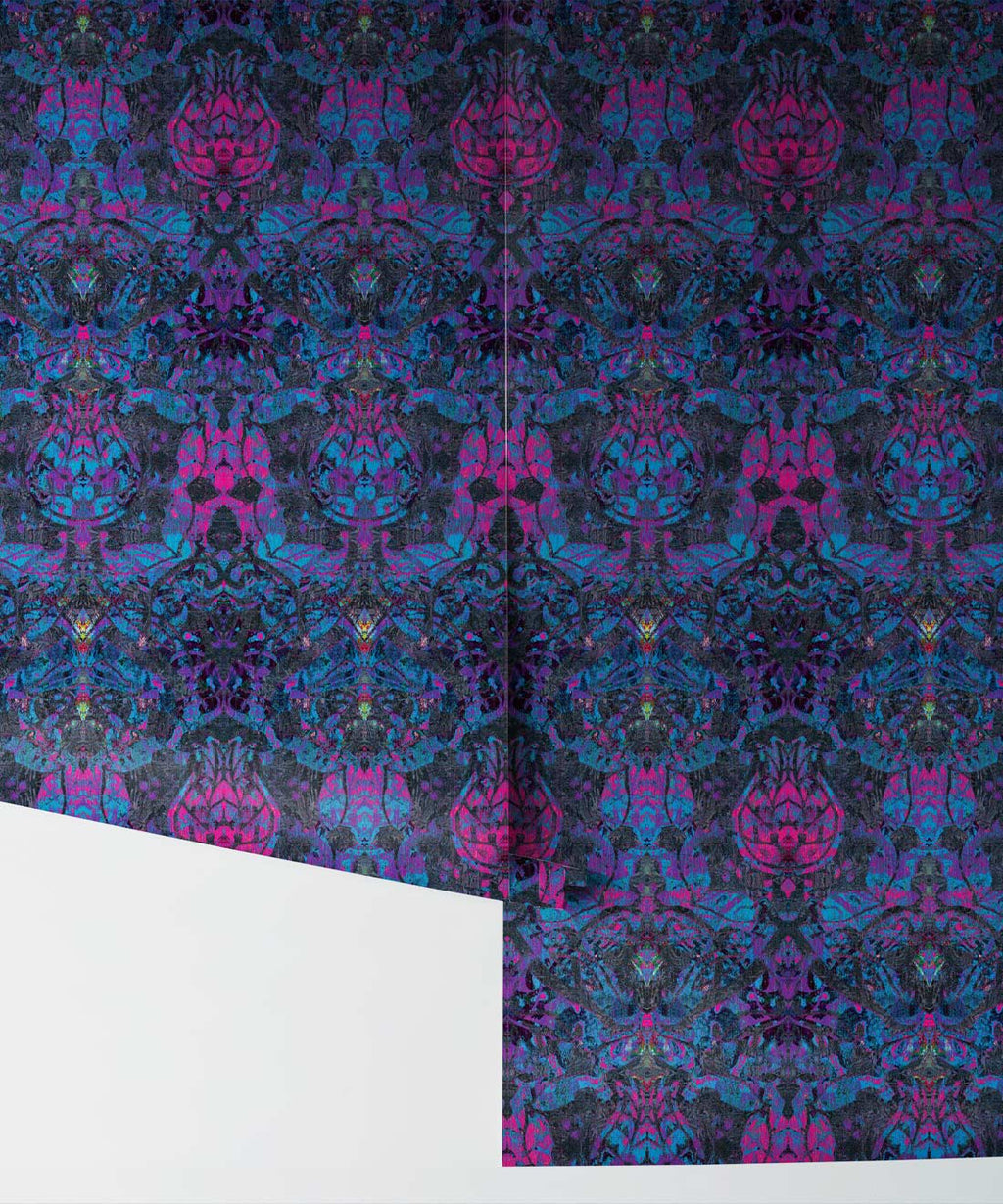Damask Tulip Wallpaper, Agate