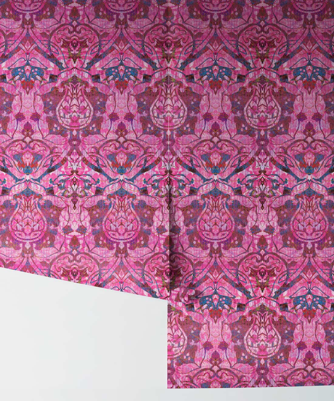 Damask Tulip Wallpaper, Amethyst