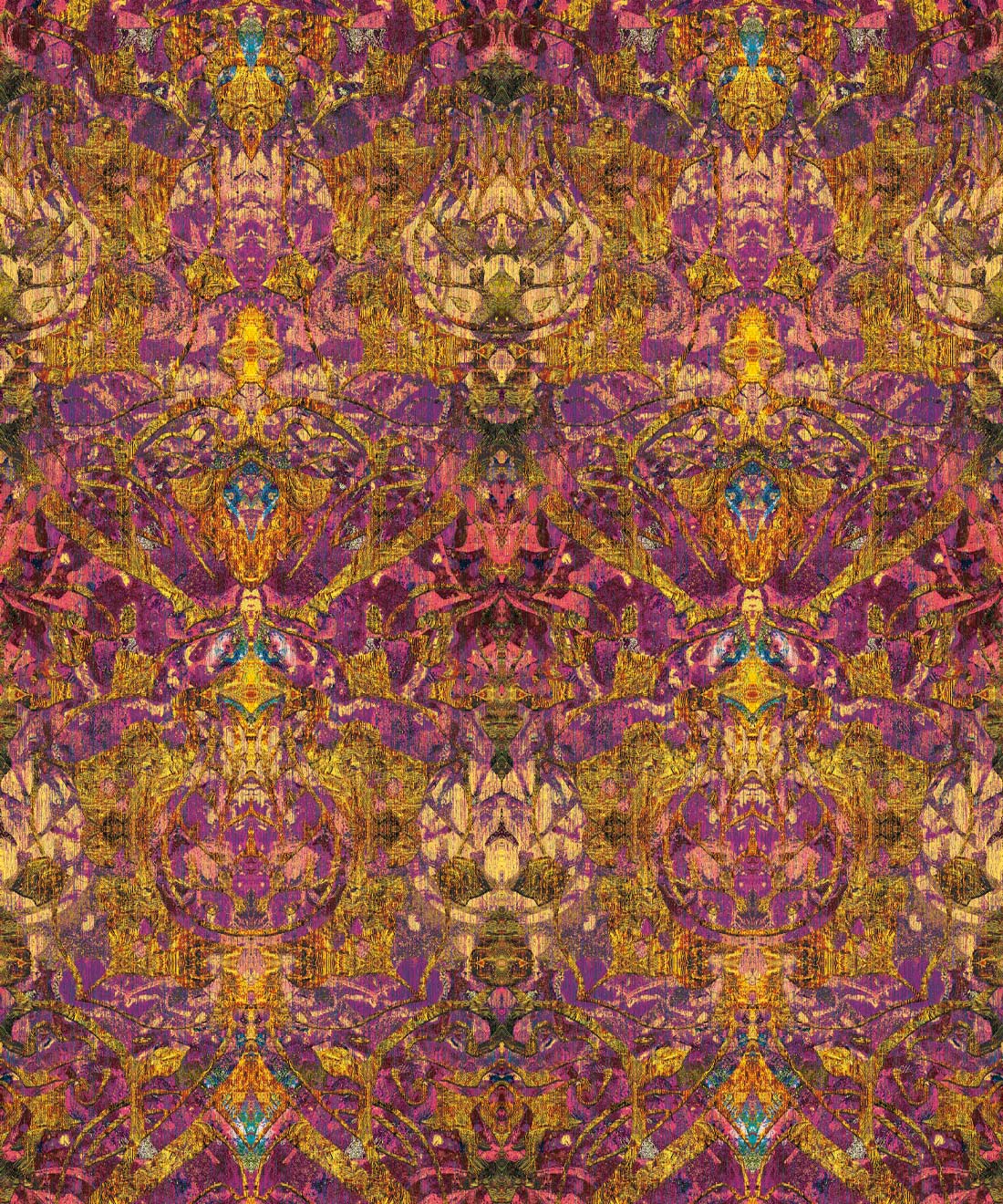 Damask Tulip Wallpaper, Mayala