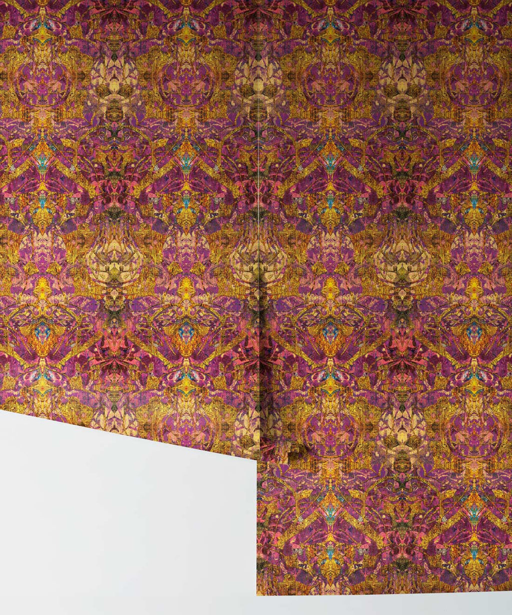 Damask Tulip Wallpaper, Mayala