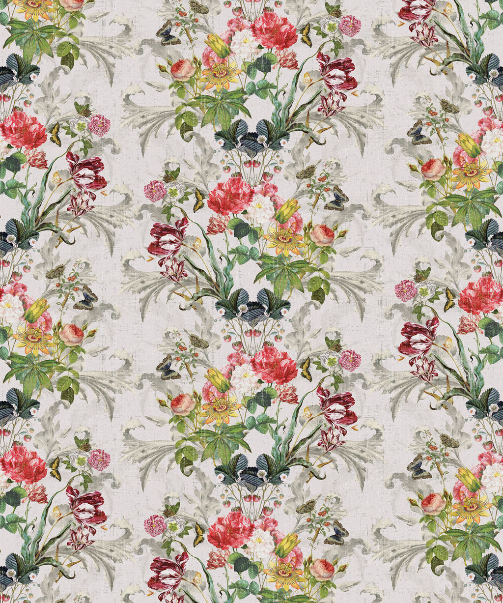 Efflorescence Wallpaper, White