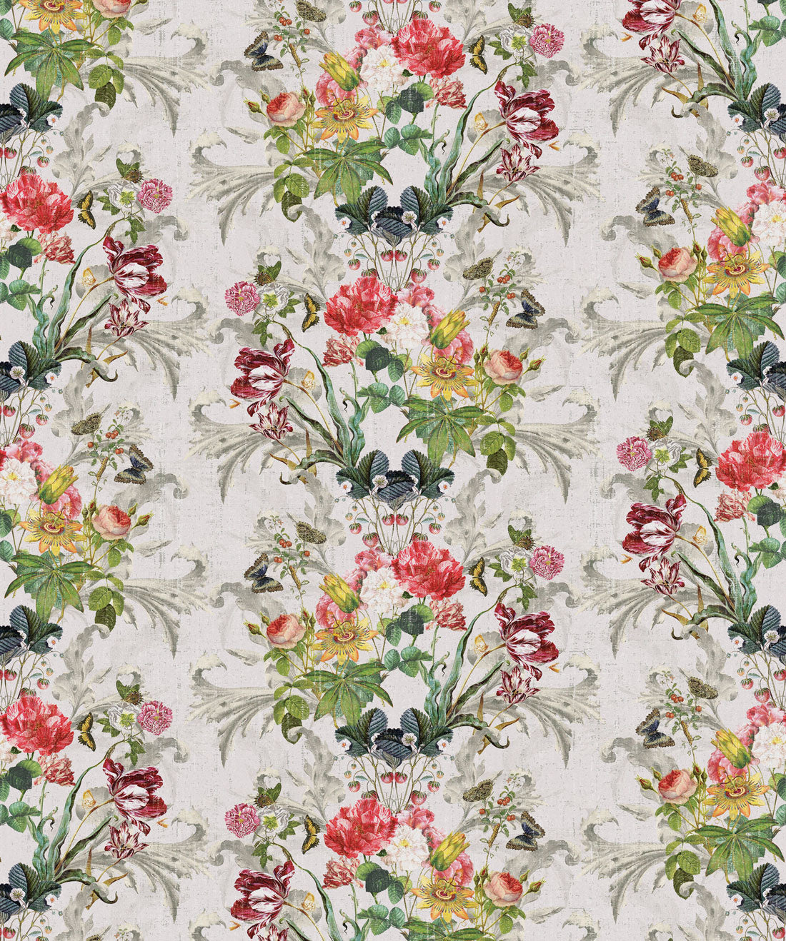 Efflorescence Wallpaper, White