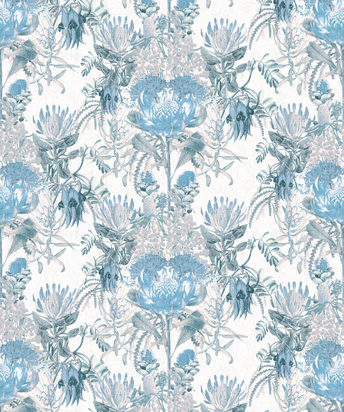 Australian Wild Flowers Wallpaper, Blue
