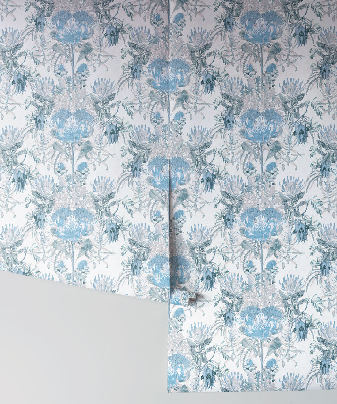 Australian Wild Flowers Wallpaper, Blue