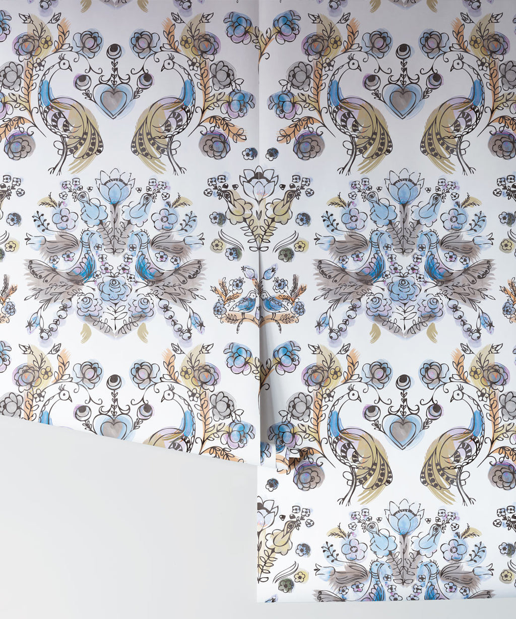 Briar Rose Wallpaper, Ming