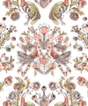 Briar Rose Wallpaper, Rust