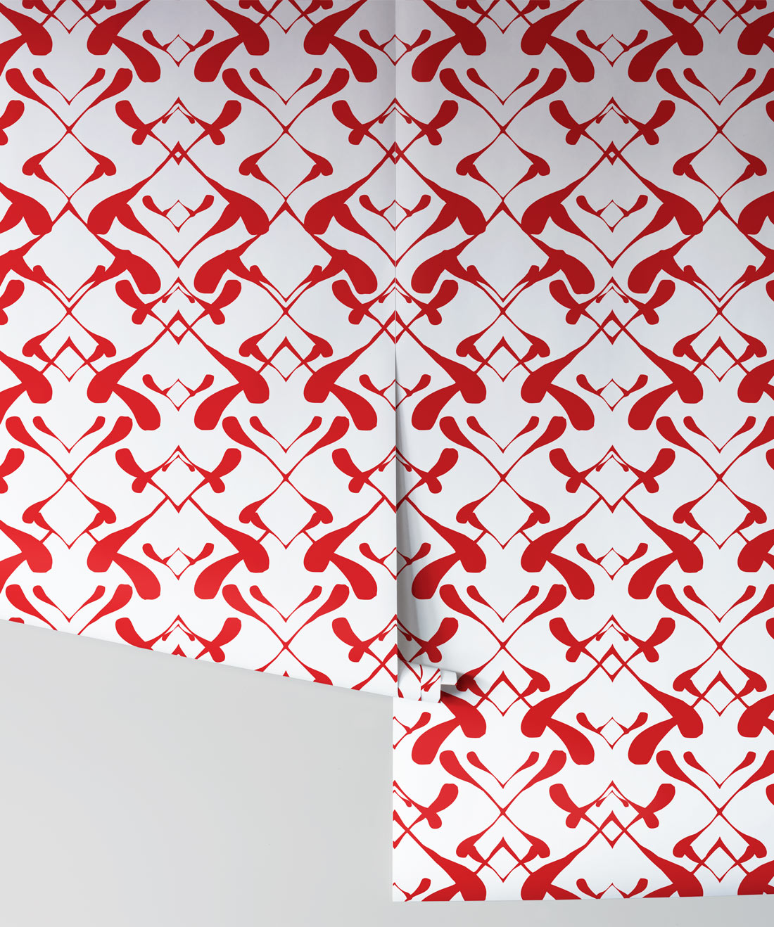 Paperflock Wallpaper, Cherry Burst