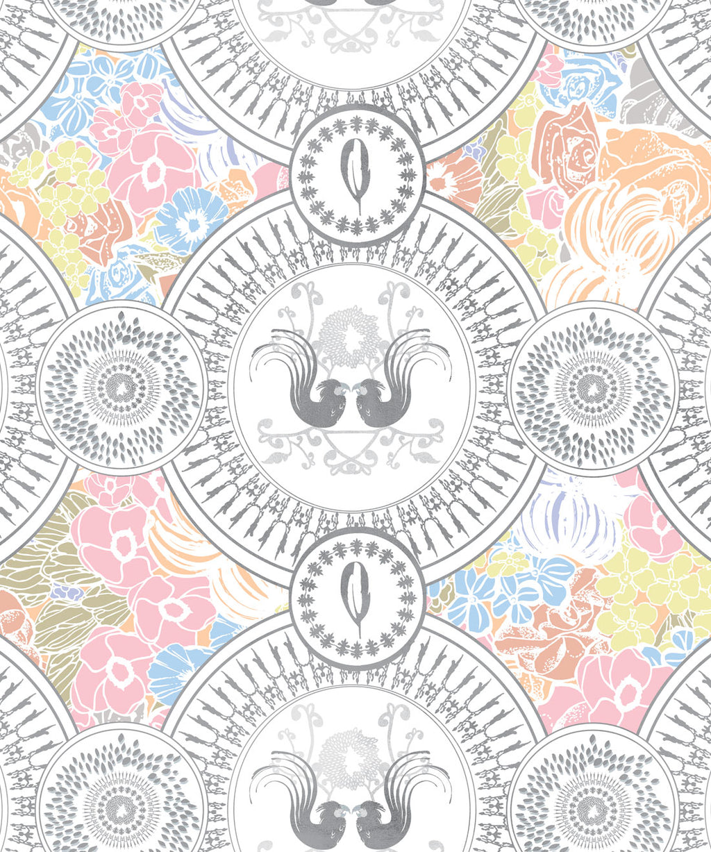 Parlour Paradiso Wallpaper, Sorbet