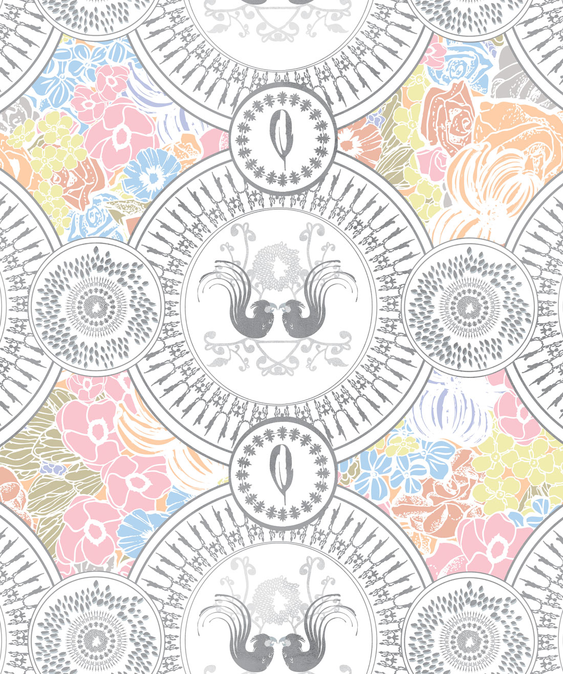 Parlour Paradiso Wallpaper, Sorbet