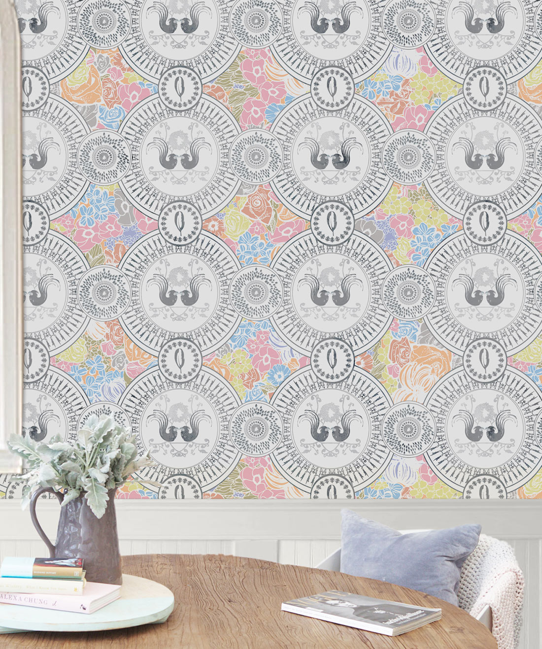 Parlour Paradiso Wallpaper, Sorbet
