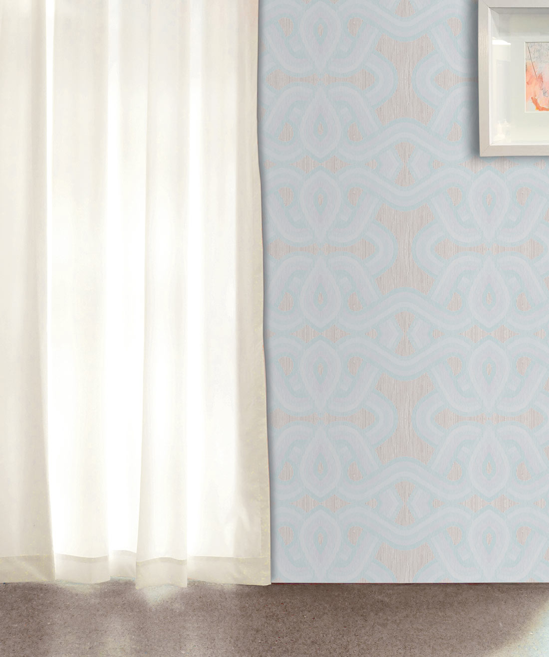Skater Wallpaper, Viking Blue