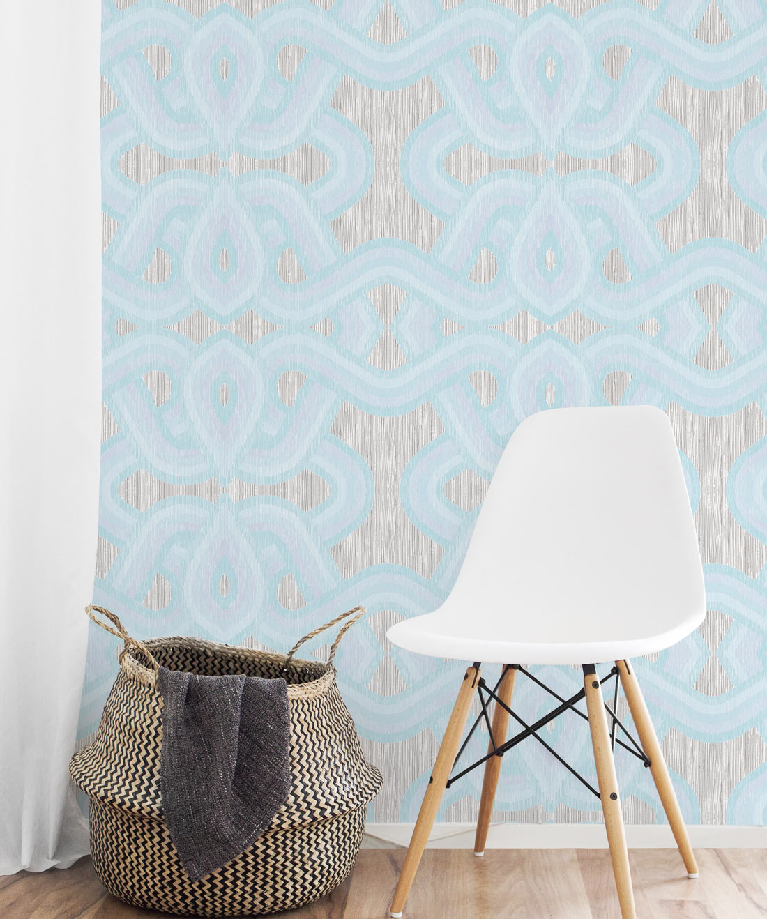 Skater Wallpaper, Viking Blue