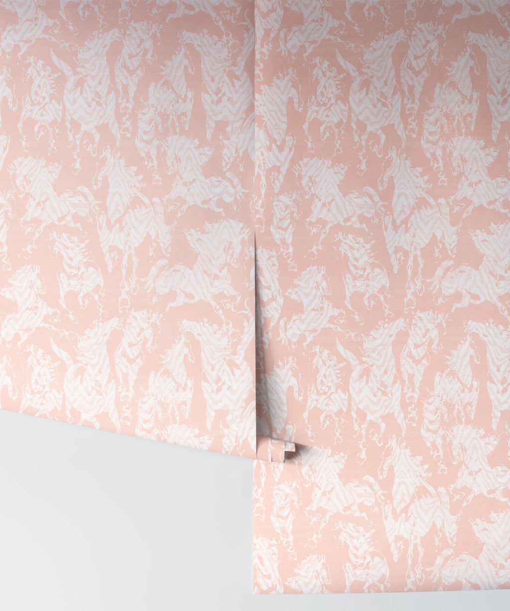 Stampede Wallpaper, Teracotta