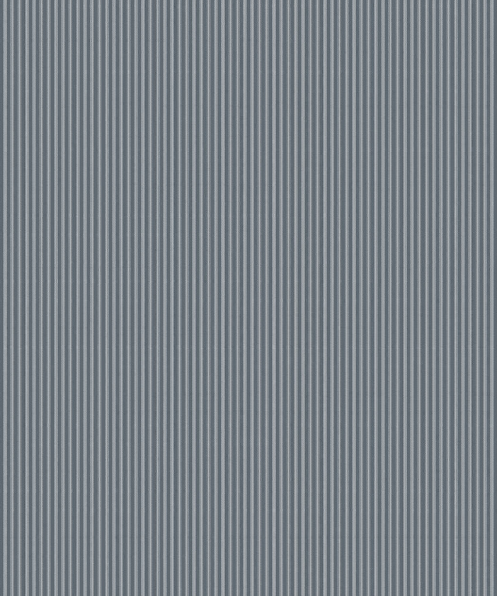 Ticking Stripe Wallpaper, Fog