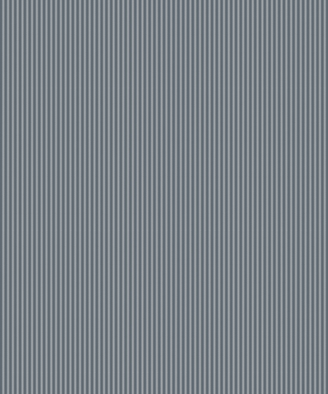 Ticking Stripe Wallpaper, Fog