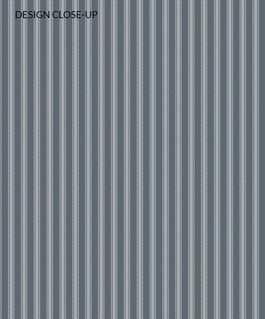 Ticking Stripe Wallpaper, Fog