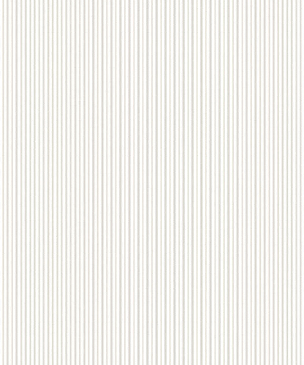Ticking Stripe Wallpaper, Natural