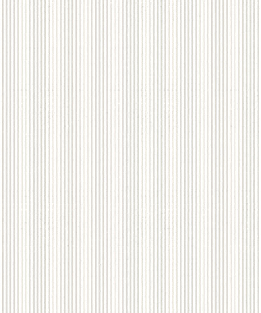 Ticking Stripe Wallpaper, Natural