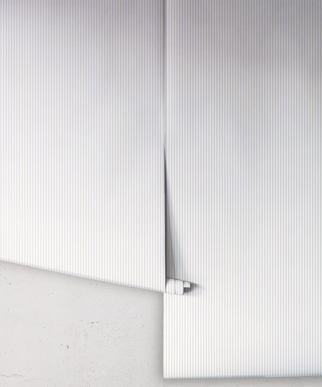 Ticking Stripe Wallpaper, Natural