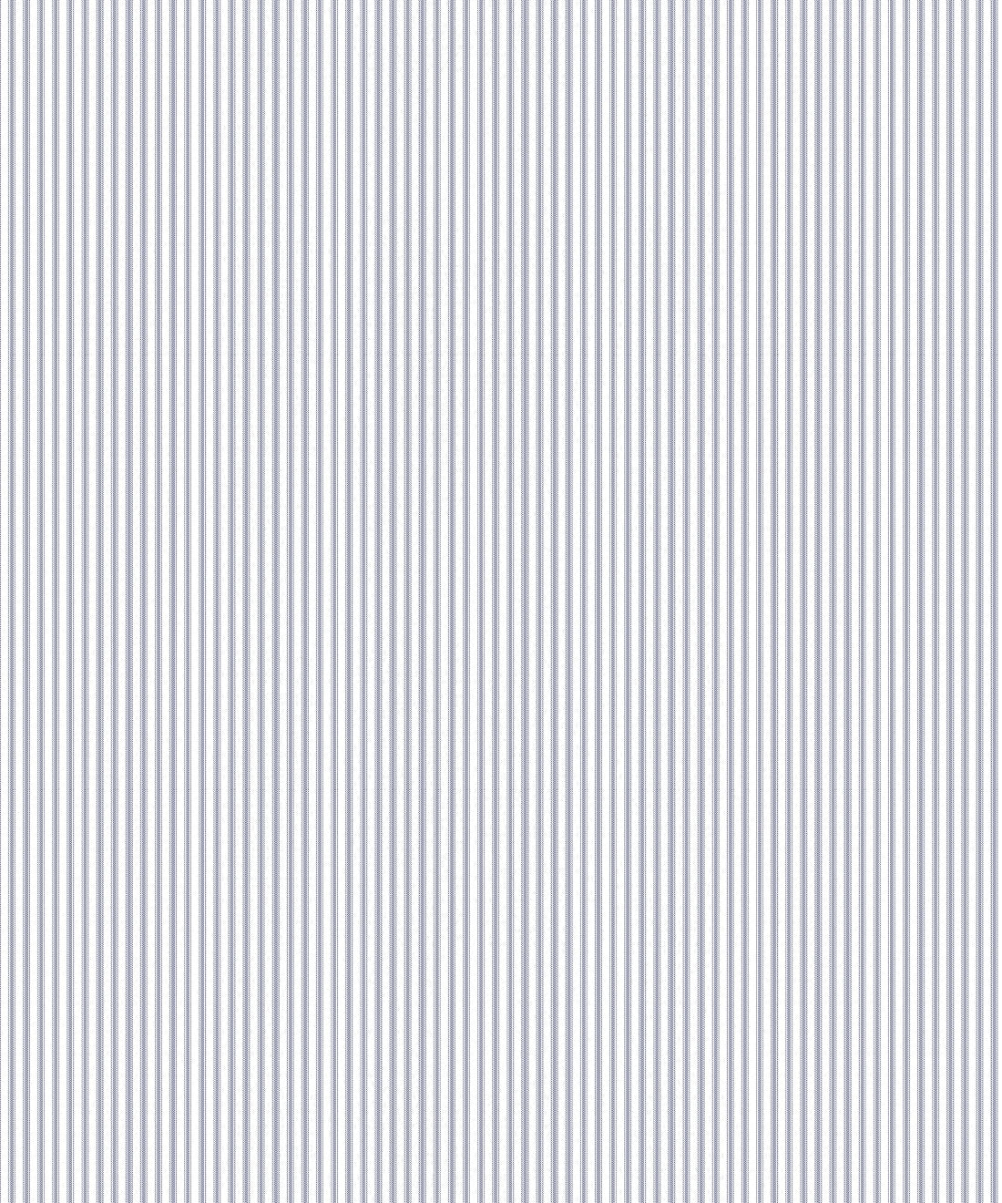 Ticking Stripe Wallpaper, Navy