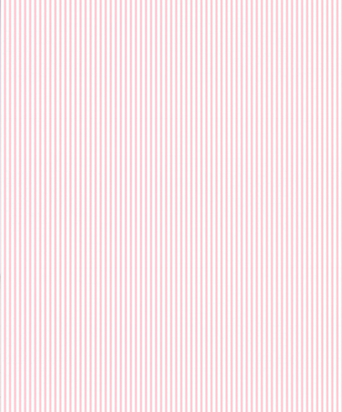 Ticking Stripe Wallpaper, Pink