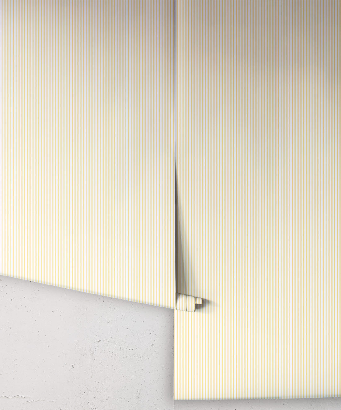 Ticking Stripe Wallpaper, Sunshine