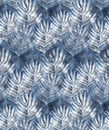 Shibori Leaf Wallpaper, Indigo