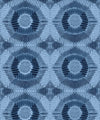 Aztec Suns Wallpaper, Indigo