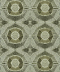 Aztec Suns Wallpaper, Olive