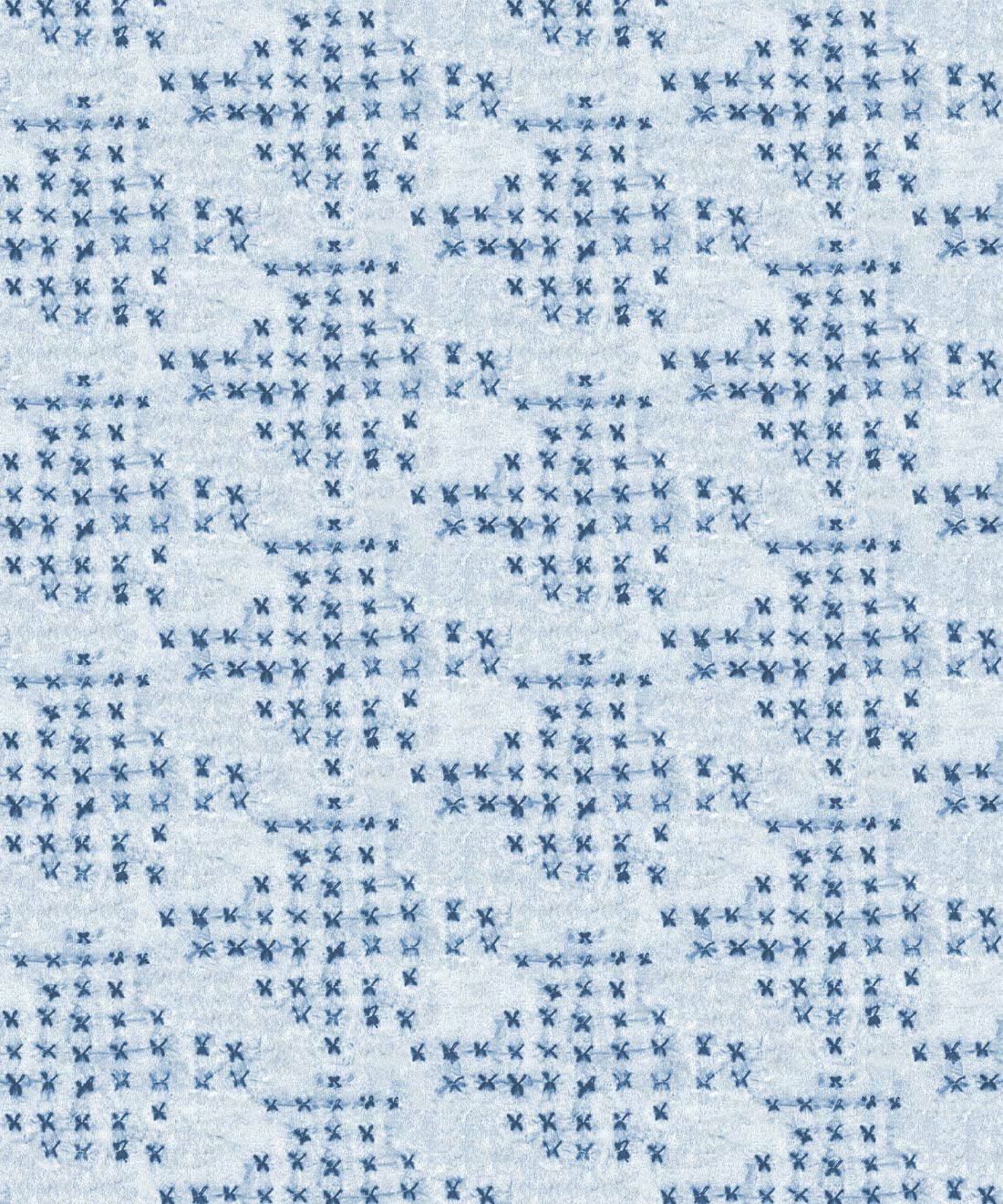 Barre Reverse Wallpaper, Indigo