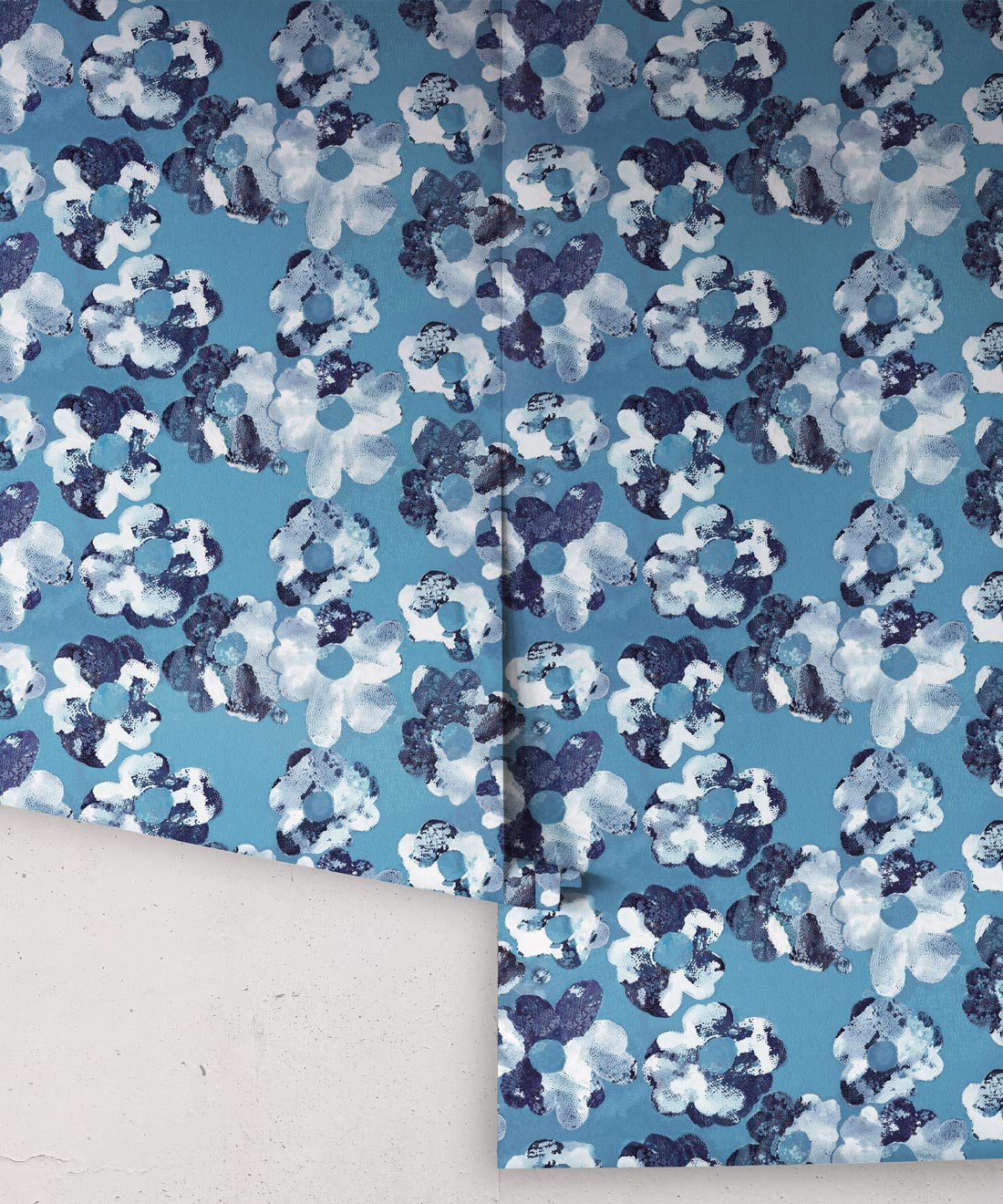 Cherry Blossom Wallpaper, Indigo