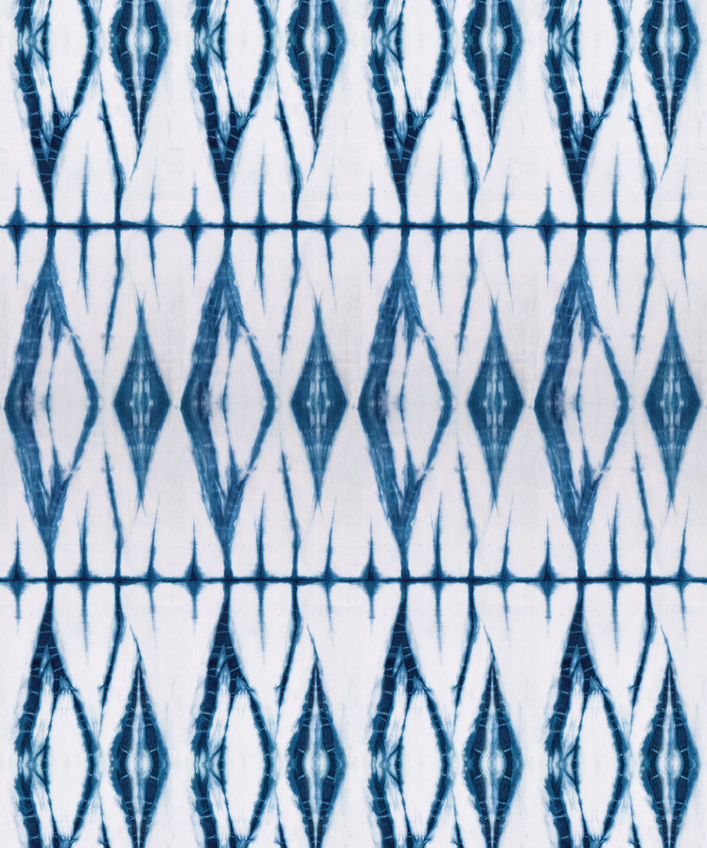 Diamonds Wallpaper, Indigo